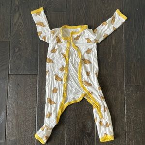Kyte baby monarch romper 6-12m GUC